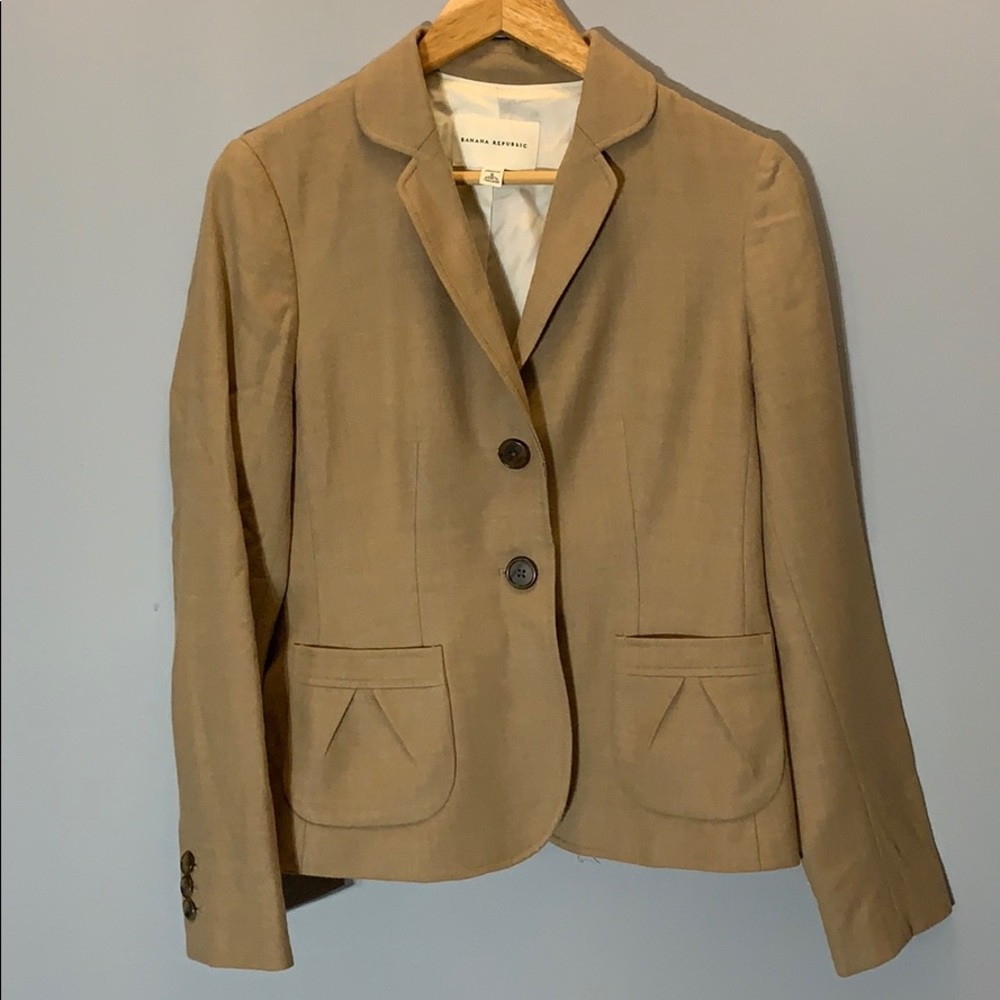 Banana Republic Wool Stretch Blazer